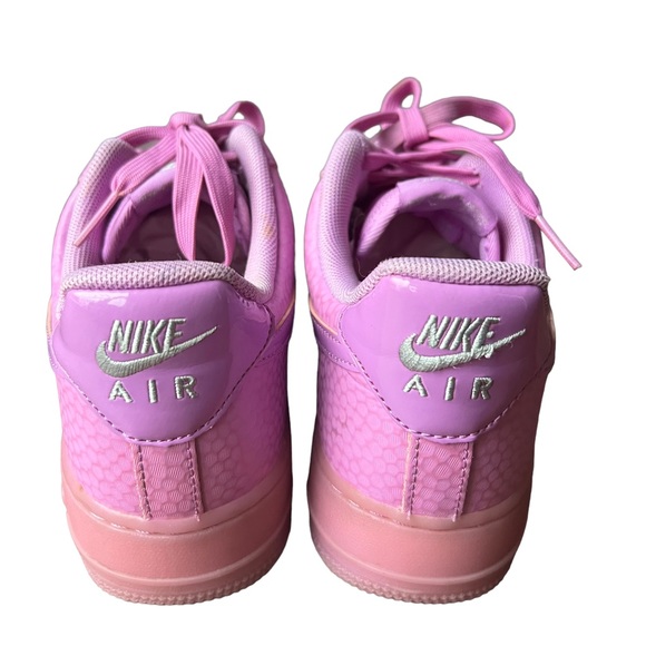 Nike Womens Air Force 1 Fuschia Glow Sneakers Size 7.5 - Picture 5 of 7